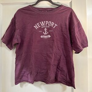 Newport RI crop T shirt